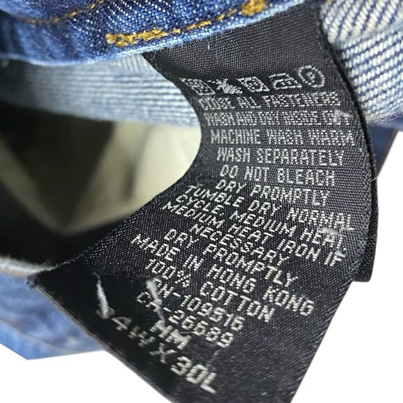 Vtg Victorinox Jeans Mens 34x26 Straight Leg Classic Fit Denim Swiss Army Casual - Picture 15 of 16